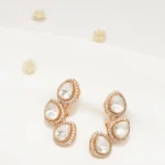 Statement Kundan Earrings (Yellow Gold) EAR000571