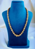 Statement Matar Mala Necklace Set (Antique Gold) NEC000829 - Image 2