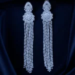 Stellar Drape Earrings (Silver)  EAR001596