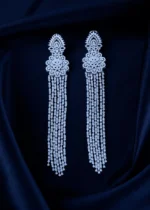Stellar Drape Earrings (Silver)  EAR001596