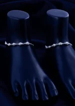 Sterling Swirl Payal (Silver) ANK001874 - Image 2