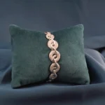 Studded Illusion Bracelet (Silver) BRA000668