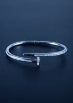 Studded Nail Bracelet (Silver) BRA001334