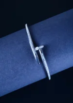 Studded Nail Bracelet (Silver) BRA001334 - Image 2