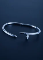 Studded Nail Bracelet (Silver) BRA001334 - Image 3