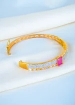 Stylish Ruby Bracelet (Yellow Gold) BRA001270 - Image 3