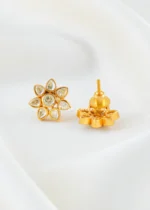 Sunflare Bloom Studs (Yellow Gold) EAR002532 - Image 3