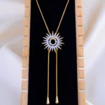Sunflare Radiance Necklace (Yellow Gold) NEC001995