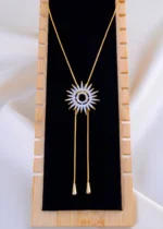 Sunflare Radiance Necklace (Yellow Gold) NEC001995