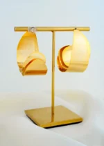 Sunlit Solace Hoops (Yellow Gold) EAR001815 - Image 3