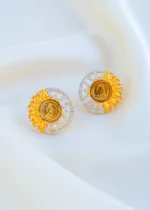 Swarna Ginni Earrings (Yellow Gold) EAR001644 - Image 2