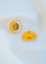 Swarna Ginni Earrings (Yellow Gold) EAR001644 - Image 3