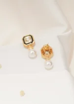 Swarovski Earrings (Yellow Gold) EAR000558 - Image 4