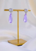 Tanzanite Luxe Drops (Silver) EAR002046 - Image 2