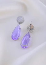 Tanzanite Luxe Drops (Silver) EAR002046 - Image 3