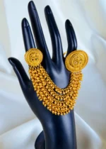 Temple Mehandi Ring (Antique Gold) RING01411 - Image 3