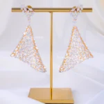 The Golden Prism Drop Earring (Yellow Gold) EAR002326