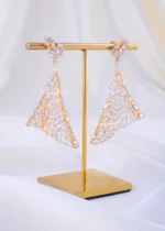 The Golden Prism Drop Earring (Yellow Gold) EAR002326 - Image 2