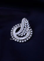 The Lunar Leaf Pendant Set (Silver) PSET02421 - Image 2
