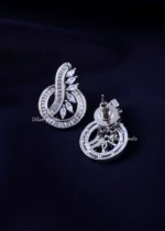 The Lunar Leaf Pendant Set (Silver) PSET02421 - Image 3