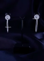 The Starlight Circle Earrings (Silver) EAR002256