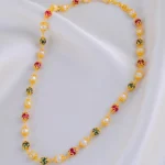 Timeless Grace Necklace (Yellow Gold) NEC001968