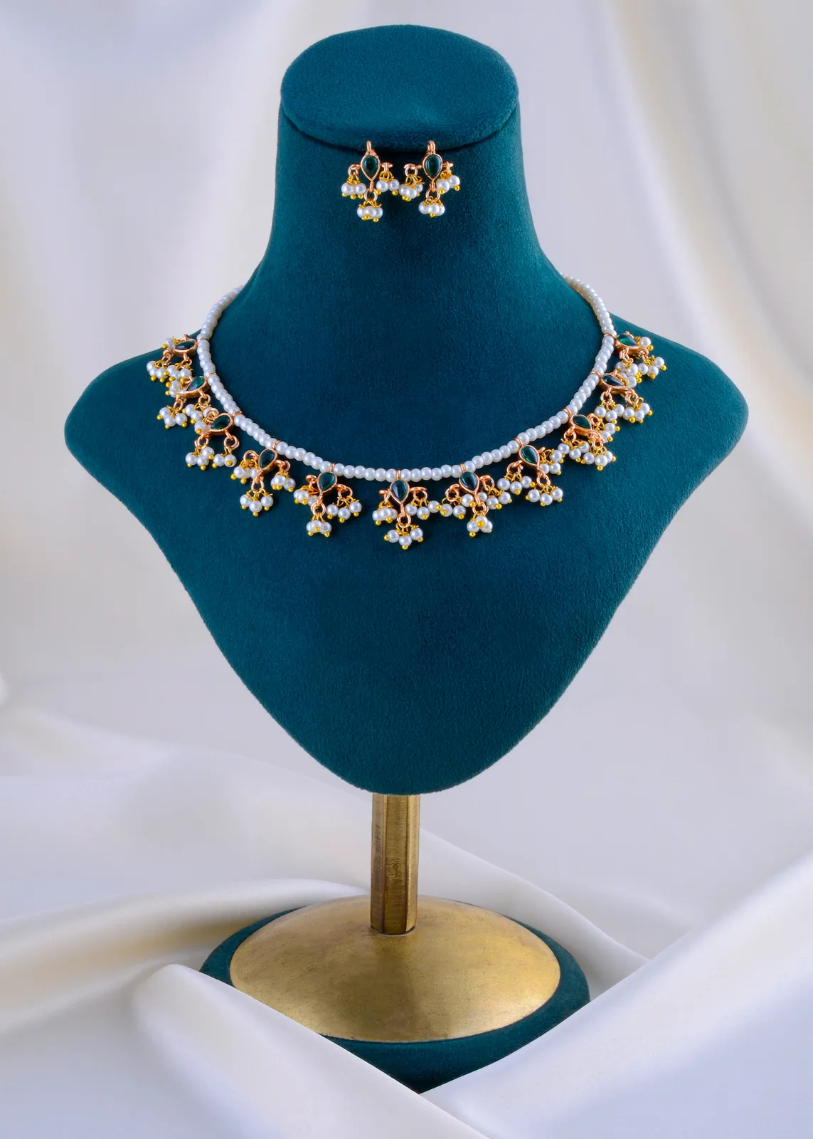 Timeless-Grace-Reversible-Necklace-Set-Yellow-Gold-NEC002020a Timeless Grace Reversible Necklace Set (Yellow Gold) NEC002020 - Image 1