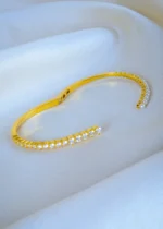 Trending Pearl Bracelet (Yellow Gold) BRA001183 - Image 3