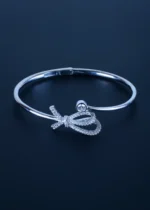 Trendy Bow Bracelet (Silver) BRA001267