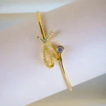 Trendy Bow Bracelet (Yellow Gold) BRA001266