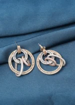 Tri-Color Danglers (Tricolor Plating) EAR000747 - Image 2