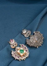 Tribal Antique Earrings (Dual Plating) EAR000614 - Image 2