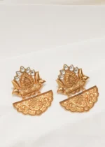 Tribal Art Earrings (Antique Gold) EAR000582