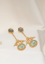 Tribal Bird Earrings (Yellow Gold) EAR000561 - Image 2