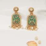 Tribal Bird Earrings (Yellow Gold) EAR000579