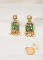Tribal Bird Earrings (Yellow Gold) EAR000579