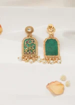 Tribal Bird Earrings (Yellow Gold) EAR000579 - Image 2