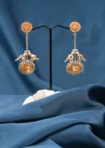 Tribal Bird Earrings (Yellow Gold) EAR000628