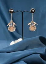 Tribal Bird Earrings (Yellow Gold) EAR000628 - Image 2