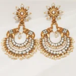 Tribal Elephant Chandbalis (Antique Gold) EAR000636
