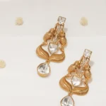 Tribal Elephant Danglers (Yellow Gold) EAR000560