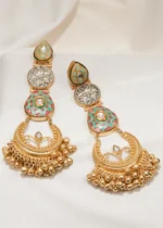 Tribal Golden Chandbalis (Dual Plating) EAR000638 - Image 2