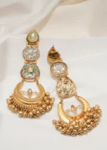 Tribal Golden Chandbalis (Dual Plating) EAR000638 - Image 3