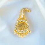 Tribal Kundan Kalgi for Men (Yellow Gold) KALGI1115