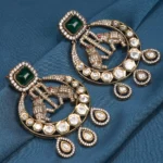 Tribal Polki Earrings (Victorian Gold) EAR000615