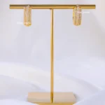 Triple Radiance Hoop Earrings (Yellow Gold) EAR002241