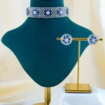 Twilight Charm Choker Set (Silver) NEC001676