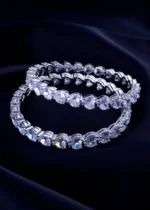 Twilight Hearts Bangles (Silver) BAN002034 - Image 3