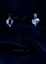 Twilight Orbit Earrings (Silver) EAR001774 - Image 3