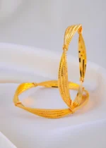 Twilight Twist Bangles (Yellow Gold) BAN001940 - Image 2